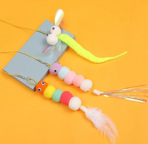 Interactive Cat Teaser Toy Set