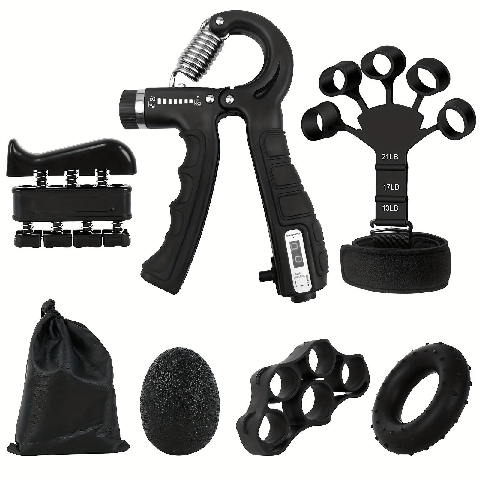 Hand Exercise Kit — Grip Strength Trainer